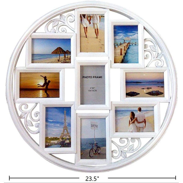 Red Barrel Studio® 4X6 Wall Collage Picture Frames 4X6 Round Circular
